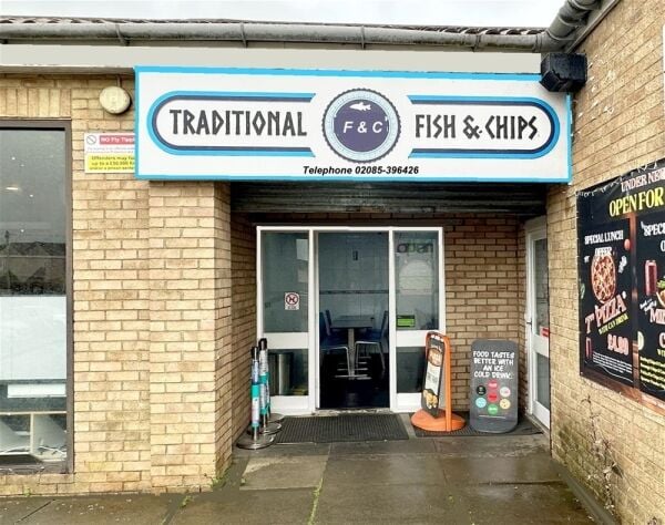 Long-established fish & chip shop, Kettering parade Long-established fish & chip shop, Kettering parade