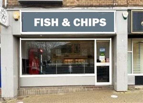 Unopposed fish & chip shop, Hartlepool parade Unopposed fish & chip shop, Hartlepool parade