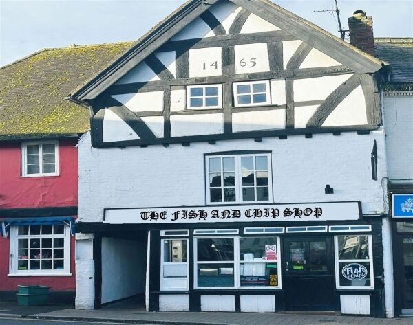 Grade II listed freehold fish & chip shop, Newent town centre Grade II listed freehold fish & chip shop, Newent town centre