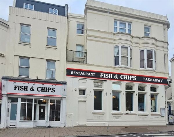 Major town centre fish & chip restaurant and takeaway, Brighton