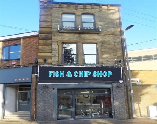 Freehold fish & chip shop with duplex apartment, Cleckheaton Freehold fish & chip shop with duplex apartment, Cleckheaton