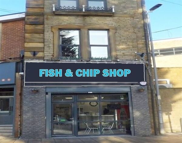 Freehold fish & chip shop with duplex apartment, Cleckheaton