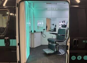 Mobile barber van Mobile barber van