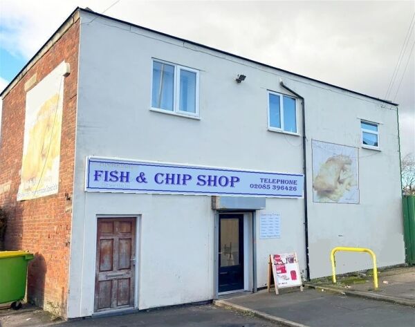 Detached fish & chip shop with restaurant, Wigan town centre Detached fish & chip shop with restaurant, Wigan town centre