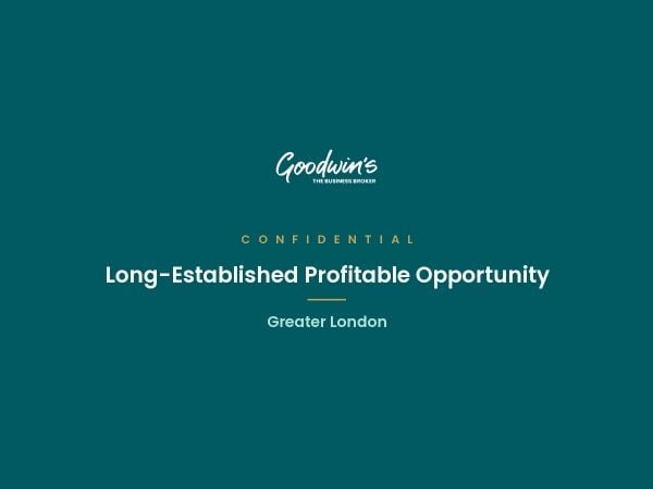 Long-Established Profitable Dry Cleaning Business, Greater London Long-Established Profitable Dry Cleaning Business, Greater London