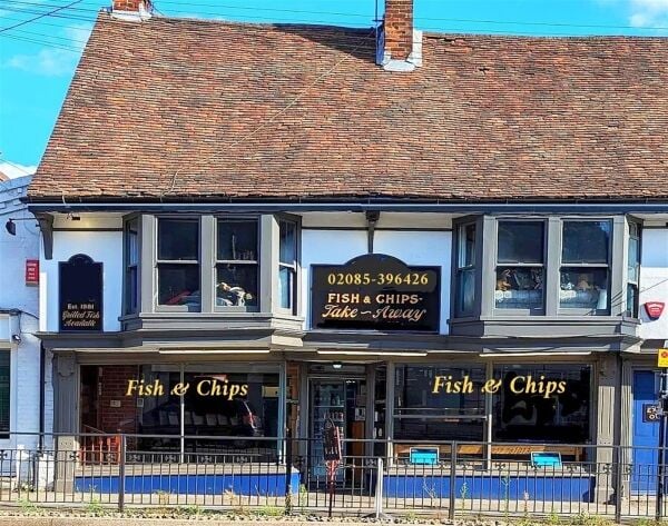 Substantial Grade II listed fish & chip shop, Canterbury Substantial Grade II listed fish & chip shop, Canterbury