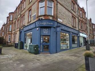 Craigcrook Cafe + Deli on a Main Road corner location in the popular area of Blackhall in Edinburgh Craigcrook Cafe + Deli on a Main Road corner location in the popular area of Blackhall in Edinburgh