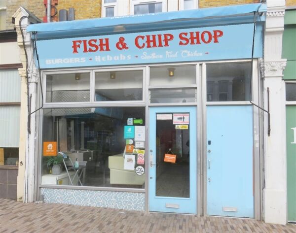Long-established fish & chip shop, Leyton regeneration zone Long-established fish & chip shop, Leyton regeneration zone