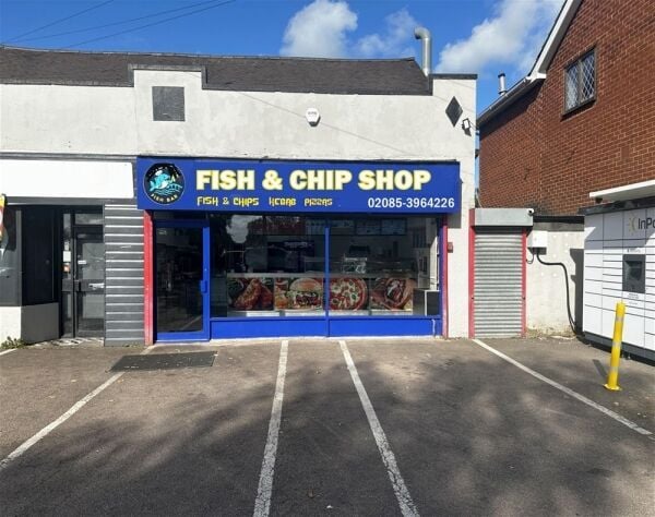 Detached freehold fish & chip shop with second retail unit, Cannock Detached freehold fish & chip shop with second retail unit, Cannock