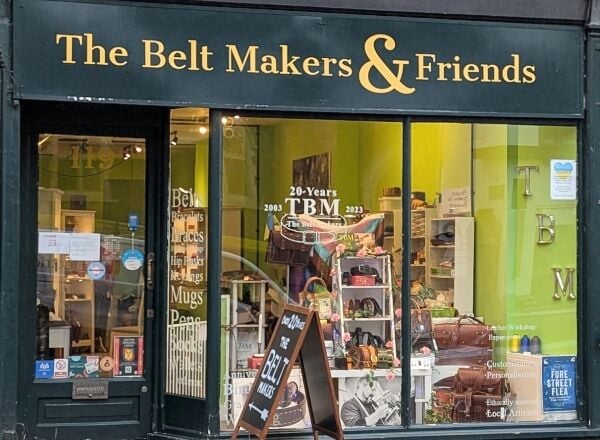 PRESTIGIOUS LEATHER BELT MANUFACTURING BUSINESS with ASSOCIATED LEATHER GOODS RETAIL OUTLET