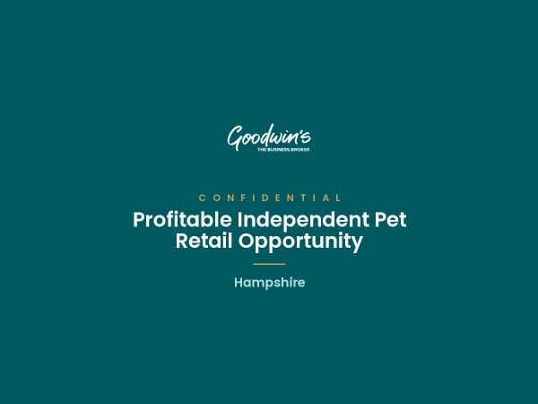 Profitable Independent Pet Retail Business, Hampshire Profitable Independent Pet Retail Business, Hampshire
