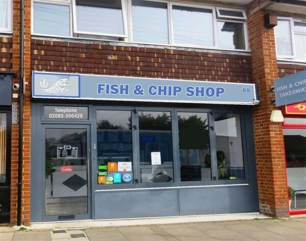 Long-established fish & chip shop with flat, Tonbridge Long-established fish & chip shop with flat, Tonbridge