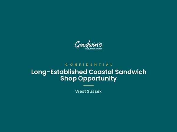 Long-Established Coastal Sandwich Shop & Cafe, West Sussex
