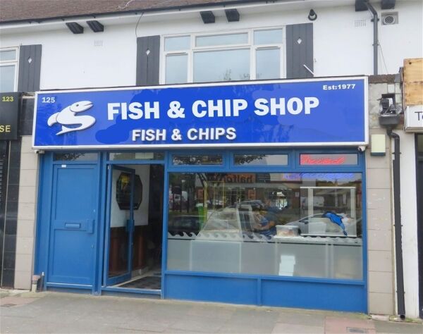 Long-established fish & chip shop, busy Sidcup parade