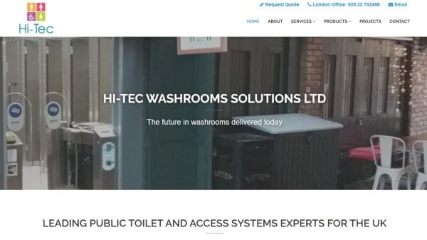 Specialist Public Infrastructure & Smart Toilet Solutions Business