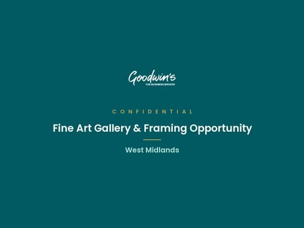 Long-Established Fine Art Gallery & Framing Specialist, West Midlands