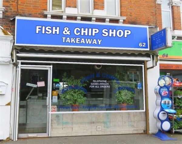 Long-held fish & chip shop with upside, Hearne Hill Long-held fish & chip shop with upside, Hearne Hill