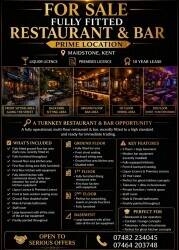 TURNKEY RESTAURANT & BAR OPPORTUNITY Step into a fully operational restaurant & bar space TURNKEY RESTAURANT & BAR OPPORTUNITY Step into a fully operational restaurant & bar space