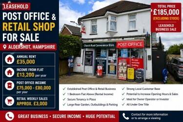 POST OFFICE & RETAIL SHOP FOR SALE