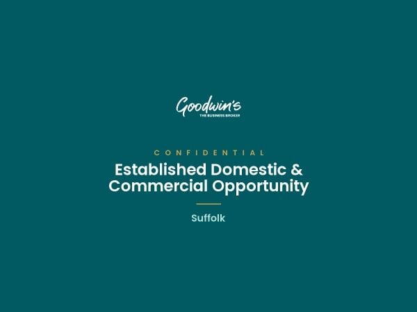 Established Domestic & Commercial Cleaning Business, Suffolk