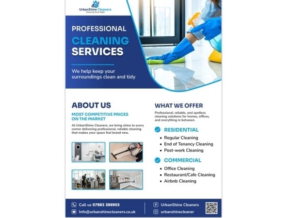 Exciting Start-Up Cleaning Agency With Everything in Place