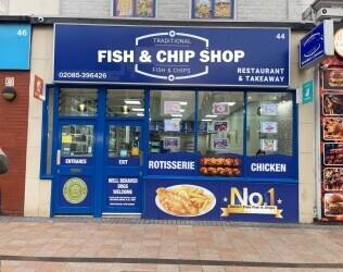Under achieving Fish and chip shop in Southport Merseyside