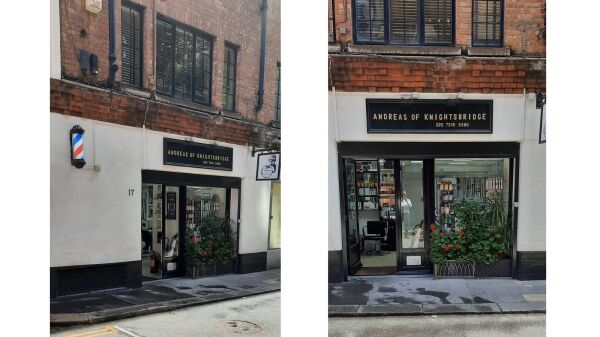 Prestigious Knightsbridge Hair Salon & Barbers with Loyal Client Base Prestigious Knightsbridge Hair Salon & Barbers with Loyal Client Base