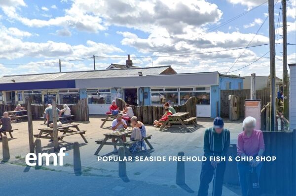 Popular Seaside Freehold Fish & Chip Shop Popular Seaside Freehold Fish & Chip Shop