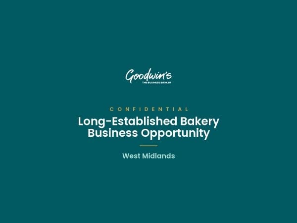 Long-Established Bakery Business, West Midlands