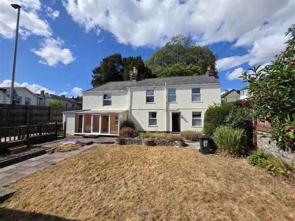 Auction Lot: Spacious Detached 3-Bedroom House with adjoining Workshop & Ample Parking For Sale in Newton Abbot