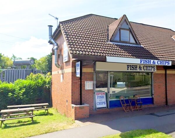 Traditional fish & chip shop, prominent Leeds parade Traditional fish & chip shop, prominent Leeds parade