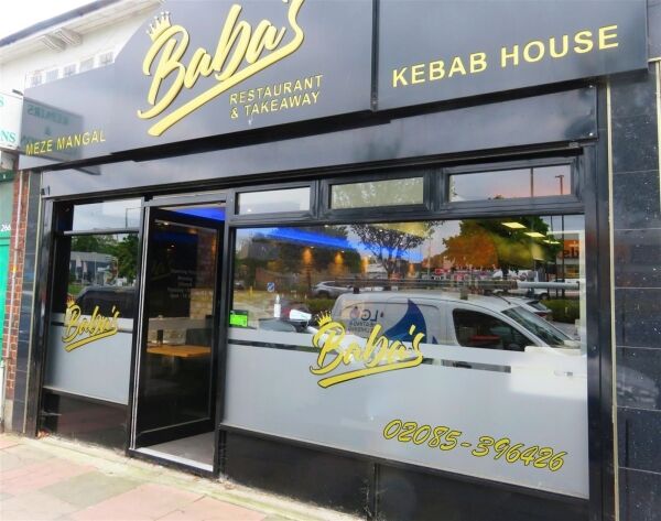 Newly fitted kebab house, Sidcup parade Newly fitted kebab house, Sidcup parade