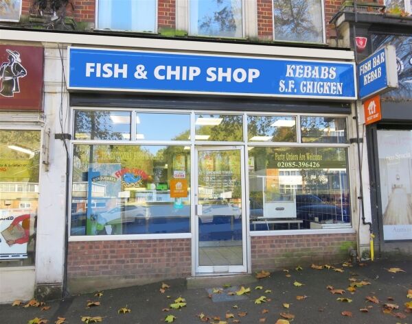 Long-established fish & chip shop, Orpington parade Long-established fish & chip shop, Orpington parade