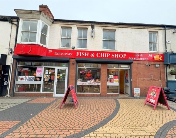 Recently fitted fish & chip shop, Scunthorpe town centre Recently fitted fish & chip shop, Scunthorpe town centre
