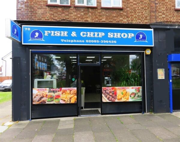 Long-established fish & chip shop, Palmers Green Long-established fish & chip shop, Palmers Green