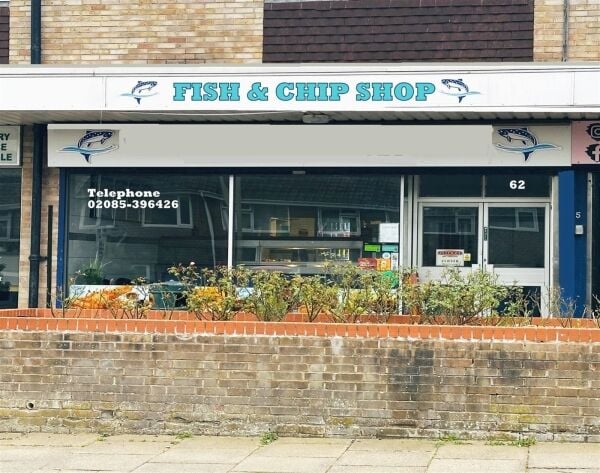 Modern fish & chip shop, Cheltenham parade