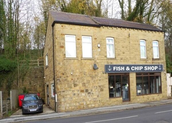 Detached fish & chip shop with three-bed home, Pennine market town Detached fish & chip shop with three-bed home, Pennine market town