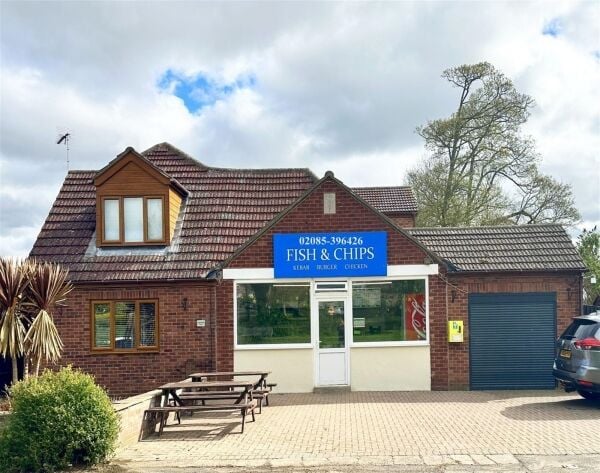 Detached freehold fish & chip shop with three-bedroom home, Lincolnshire village Detached freehold fish & chip shop with three-bedroom home, Lincolnshire village