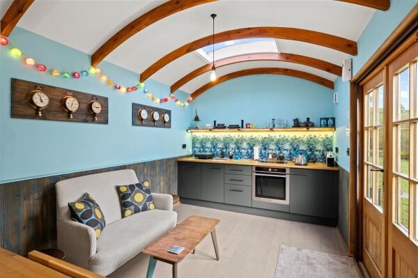 Three luxury glamping cabins with a four-bedroom detached cottage included with the sale - Mardu, Clun Photo 11