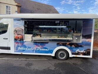 Seafood stall van for sale in Burnham on Crouch Seafood stall van for sale in Burnham on Crouch