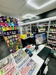Symbol Fascia Convenience Store Opposite Busy Football Stadium Photo 14