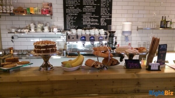 Busy trendy cafe/coffee shop for sale on High Street. Popular spot with garden and regular customers Photo 2