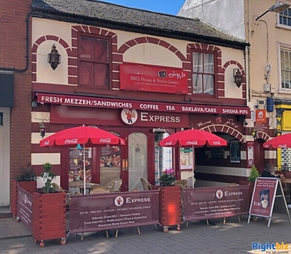 Middle Eastern Restaurant and Shisha Garden with a New Takeaway for Sale in Loughborough Town Centre Photo 2