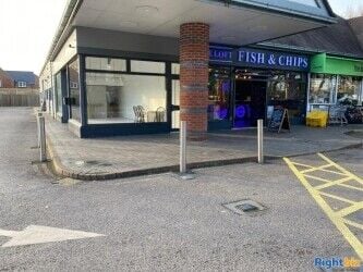 LH Rare Corner retail unit in busy petrol station on the edge of Chichester