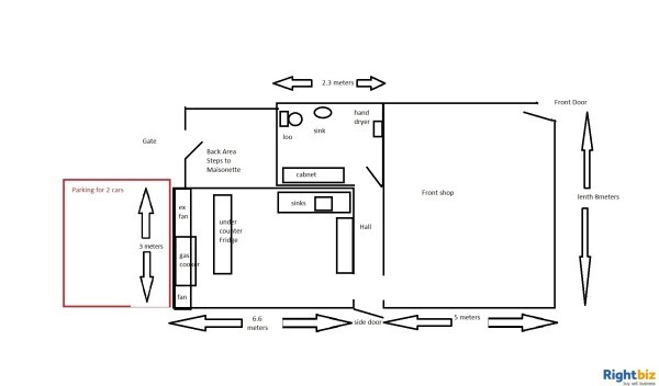 Café/Takeaway or Shop Leasehold for sale Swindon Photo 2