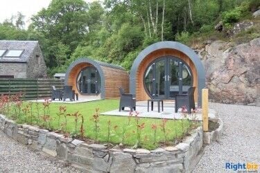 Beautiful Salen Hotel & Luxury Glamping Pods for Sale, Acharacle Beautiful Salen Hotel & Luxury Glamping Pods for Sale, Acharacle