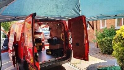 Locksmith van, tools, 2 x key cutting machine and some stock Locksmith van, tools, 2 x key cutting machine and some stock
