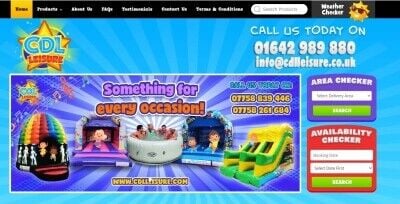 Inflatable Hire, Hot Tub Hire and Party / Events Company for sale - Teesside based