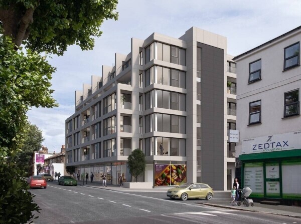 Retail Unit To-Let in Hanwell (Uxbridge Road). New Built. Shell & Core. Photo 2