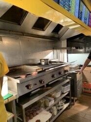 American gourmet burger shop for sale